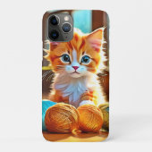 かわいい子猫の糸 Case-Mate iPhoneケース (裏)