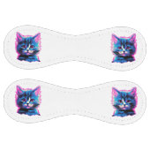 かわいい子猫の美的未来的 ソフトボール (パネル)