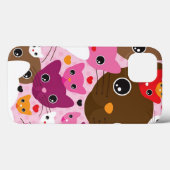 かわいい子猫の背景 Case-Mate iPhoneケース (裏面 (横))