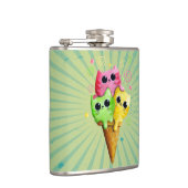 かわいい子猫の薄氷のクリーム フラスク (右)