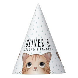 かわいい子猫の誕生日パーティー ハ パーティーハット