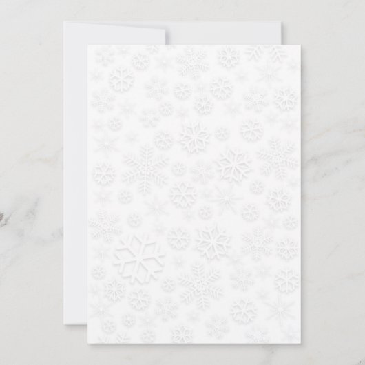 かわいい子猫アカサンタをかむクリスマスパーティー 招待状 (裏面)