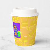 かわいい子猫アニメ 紙コップ (左)