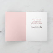 かわいい子猫インボンネットレトロバレンタイン シーズンカード (内部)