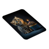 かわいい子猫ウィッシュハッピーバースデー マグネット (右側)