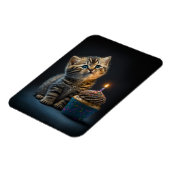 かわいい子猫ウィッシュハッピーバースデー マグネット (左側)