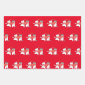 かわいい子猫カップル ラッピングペーパーシート (正面3)