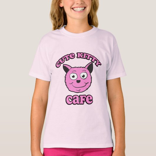 かわいい子猫カフェ Tシャツ (正面)