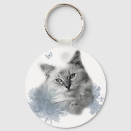 かわいい子猫キーチェーン キーホルダー
