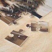 かわいい子猫クリスマスツリー ジグソーパズル (側面)