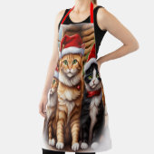 かわいい子猫クリスマス エプロン (インサイチュ)