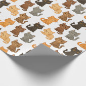 かわいい子猫コレクション ラッピングペーパー (角)