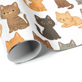 かわいい子猫コレクション ラッピングペーパー (ロールコーナー)