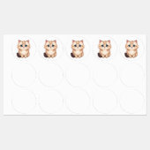 かわいい子猫ステッカー ラベル (シート)
