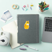 かわいい子猫ステッカー;空腹の猫 シール (iPadカバー)