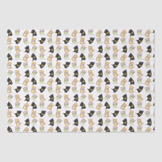 かわいい子猫ティッシュペーパー 薄葉紙 (正面)