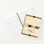 かわいい子猫ノート ノートブック (内部)