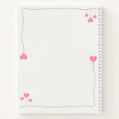 かわいい子猫ノート ノートブック (裏面)