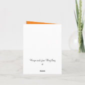 かわいい子猫ハロウィンカード2 カード (裏面)