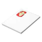 かわいい子猫ハートヴィンテージ猫レトロ子猫 ノートパッド (回転)