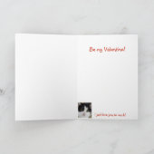 かわいい子猫バレンタイン シーズンカード (内部)