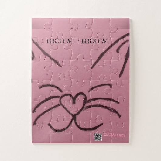 かわいい子猫パズル ジグソーパズル (縦)