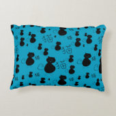 かわいい子猫パターン アクセントクッション (裏面)