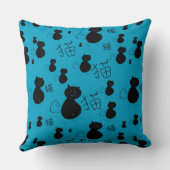 かわいい子猫パターン クッション (裏面)