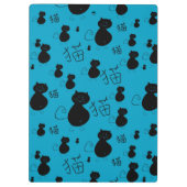 かわいい子猫パターン クリップボード (裏面)