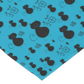 かわいい子猫パターン ショートテーブルランナー (コーナー)