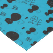 かわいい子猫パターン テーブルクロス (アングル)