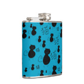 かわいい子猫パターン フラスク (右)