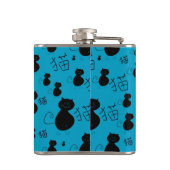 かわいい子猫パターン フラスク (裏面)