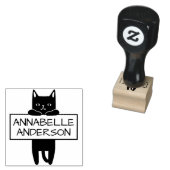かわいい子猫パーソナライズラバースタンプ ラバースタンプ (押印)