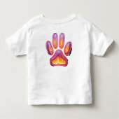 かわいい子猫パーティー幼児Tシャツ トドラーTシャツ (裏面)