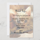 かわいい子猫パーティー 招待状 (裏面)