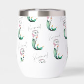 かわいい子猫パーメイド – おもしろいマーメイド猫デザイン (背面)