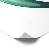 かわいい子猫パーメイド – おもしろいマーメイド猫デザイン ポスター (角)