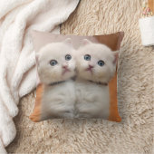 かわいい子猫ピロークッション クッション (ブランケット)
