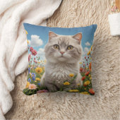 かわいい子猫ピロークッション クッション (ブランケット)