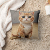 かわいい子猫ピロークッション クッション (ブランケット)