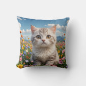 かわいい子猫ピロークッション クッション (正面)