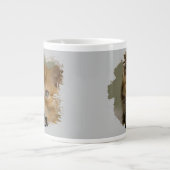 かわいい子猫フォト猫好きグランジスペシャルティマグカップ ジャンボコーヒーマグカップ (正面)