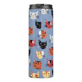 かわいい子猫ブルー タンブラー (裏面)