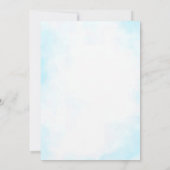 かわいい子猫ベビーシャワーパーティー 招待状 (裏面)