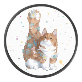 かわいい子猫ペット アイスホッケーパック