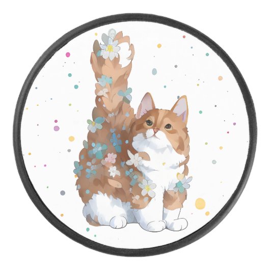 かわいい子猫ペット アイスホッケーパック (正面)