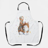 かわいい子猫ペット エプロン (正面)