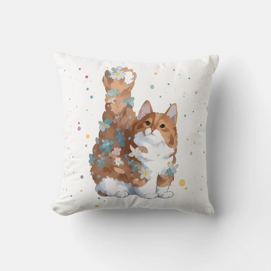 かわいい子猫ペット クッション (正面)