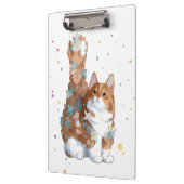 かわいい子猫ペット クリップボード (左)